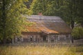 Old house on summer evening